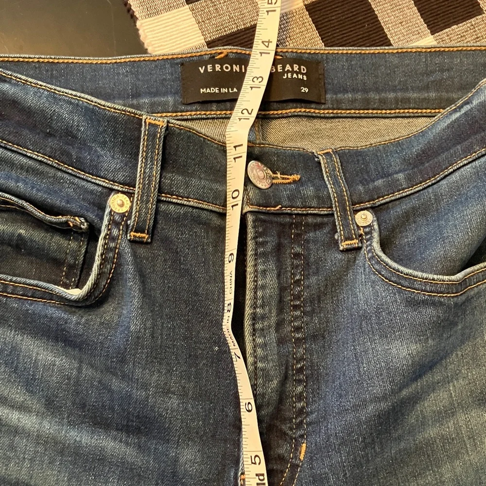 Veronica Beard Beverly skinny flare high rise jeans - Picture 3 of 12